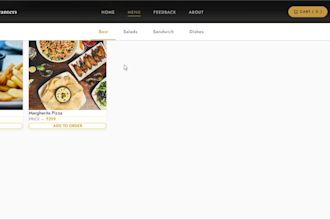 build a modern responsive react website with typescript