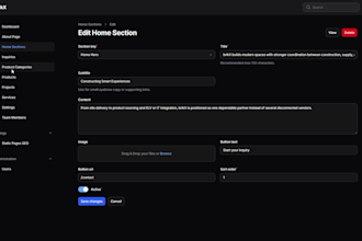 develop a laravel web application, website or admin dashboard