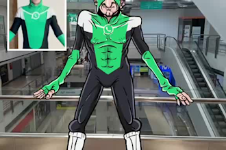 turn you into a grotesque cartoon