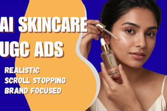 create ai skincare ugc video ads and beauty commercials skincare product ugc ads