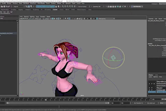 3d humanoid ik rig in blender,rokoko arkit, mocap tracking, weight paint,vrm rig