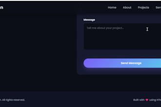 design a responsive business website with whatsapp booking