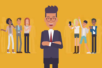 create 2d animated explainer video or sale video