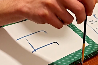 paint your name in japanese style calligraphy