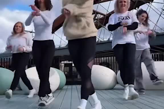 do afrobeat dance, group shuffle dance, hiphop dance video creation to your song