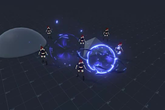 create game vfx and shader graph, explosion in unity, godot and unreal engine
