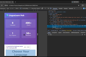 build a responsive react website with modern UI