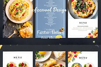 design restaurant menu, wedding card and poster design
