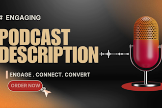 write engaging podcast descriptions and episode summaries that attract listeners