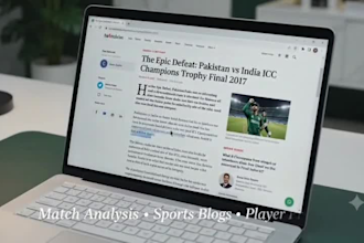 create professional cricket content for websites and blogs