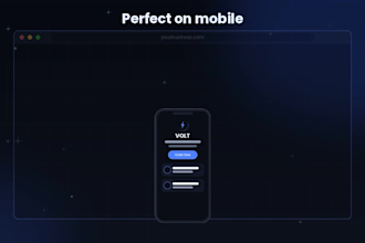 design a stunning modern business website with responsive UI UX