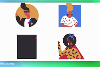create lottle, interactive rive animation for you or your brand