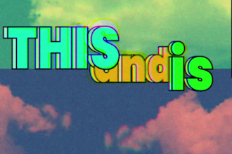 create typography motion graphics
