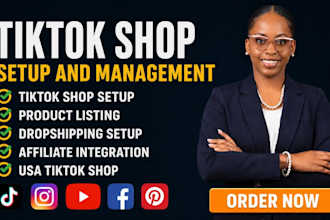 setup usa tiktok shop dropshipping  tik tok shop manager tiktok shop live video