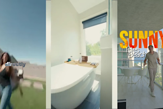 edit trendy real estate reel  video editing