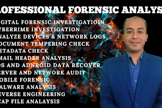 do digital forensics, cybercrime investigation, PDF, documents and log