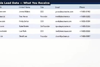 find targeted b2b leads with verified emails and contact details