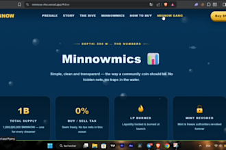 build a premium solana meme coin website with presale