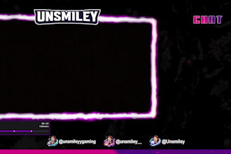 design professional twitch overlays and assets