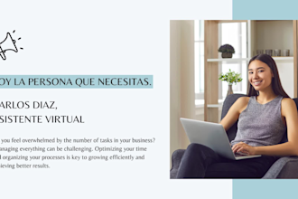 be your virtual assistant in english and spanish