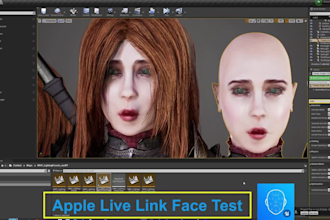 apple livelink face,rig3d ai image,arkit52,realtime ue5 lip,eyes,talkinghead,glb