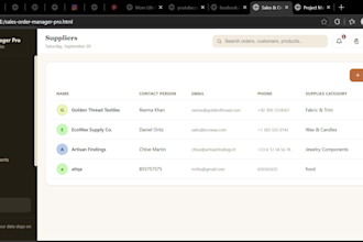 design and build a custom offline HTML dashboard web app