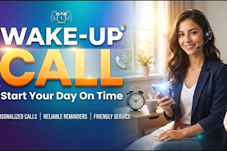 give you a friendly and reliable wake up call