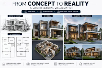 design modern house floor plans and architectural concepts