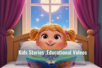 create ai animation video,ai kids cartoon and 3d pixar style video