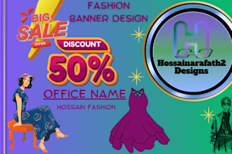 design professional web banners social media headers and ads
