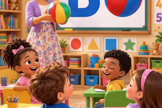 create 3d ai animated educational videos for kids and toddlers