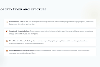 design eddm postcard property flyer and open house flyer for real estate agents
