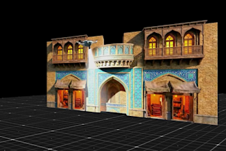 create immersive 3d projection for events, stages and building
