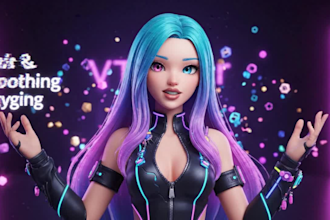 design and rig a custom vtuber avatar