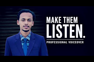 do bengali voiceover for you
