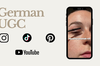 create authentic german ugc videos for tiktok and meta ads