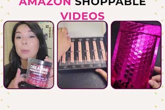 create an amazon shoppable video