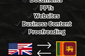 translate sinhala to english and english to sinhala accurately