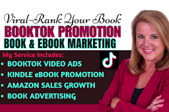 viral rank book on booktok promotion tiktok book video amazon kdp book marketing