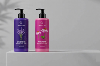 design skincare beauty bottle and tube label design for wellness products