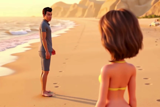 create ai 3d animation cinematic storytelling ai video art cartoon pixar style