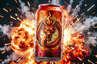 design professional cans for soda, beer, and energy drinks