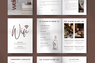 design airbnb book hotel emergency guide local area holidayrental multi language