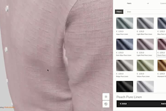 design and develop a 3d product configurator for your business