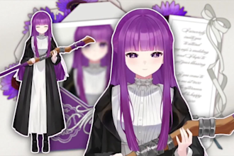 draw and rig a custom live2d vtuber model for vtube studio