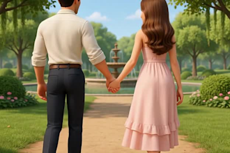 create a romantic proposal video with cinematic storytelling and animation