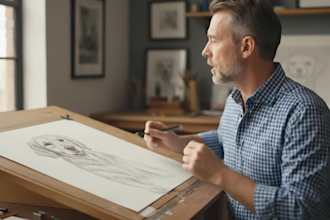 draw a realistic pencil portrait from your photo, drawing gift art