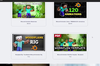 create professional minecraft animations