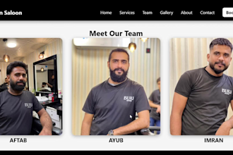 design and develop a professional front end website