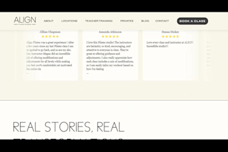 pilates website pilates studio website fitness website design yoga studio
